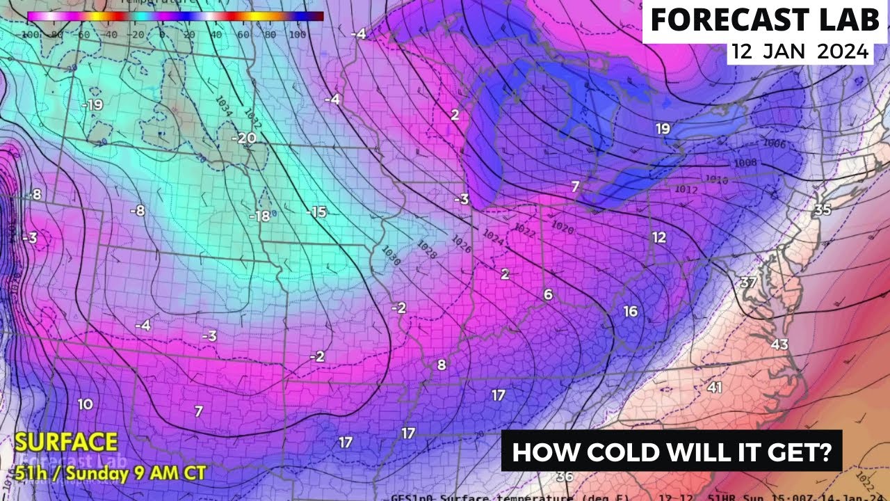 Fri 1/12/24 A historic arctic blast Winter storms across the West