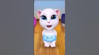 Angela's Papa Mama ❤️ 2 #shorts #mytalkingangela  #tom #angela2