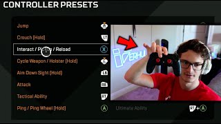 TSM Verhulst New Controller + Settings & Button layout Season 20 Apex Legends