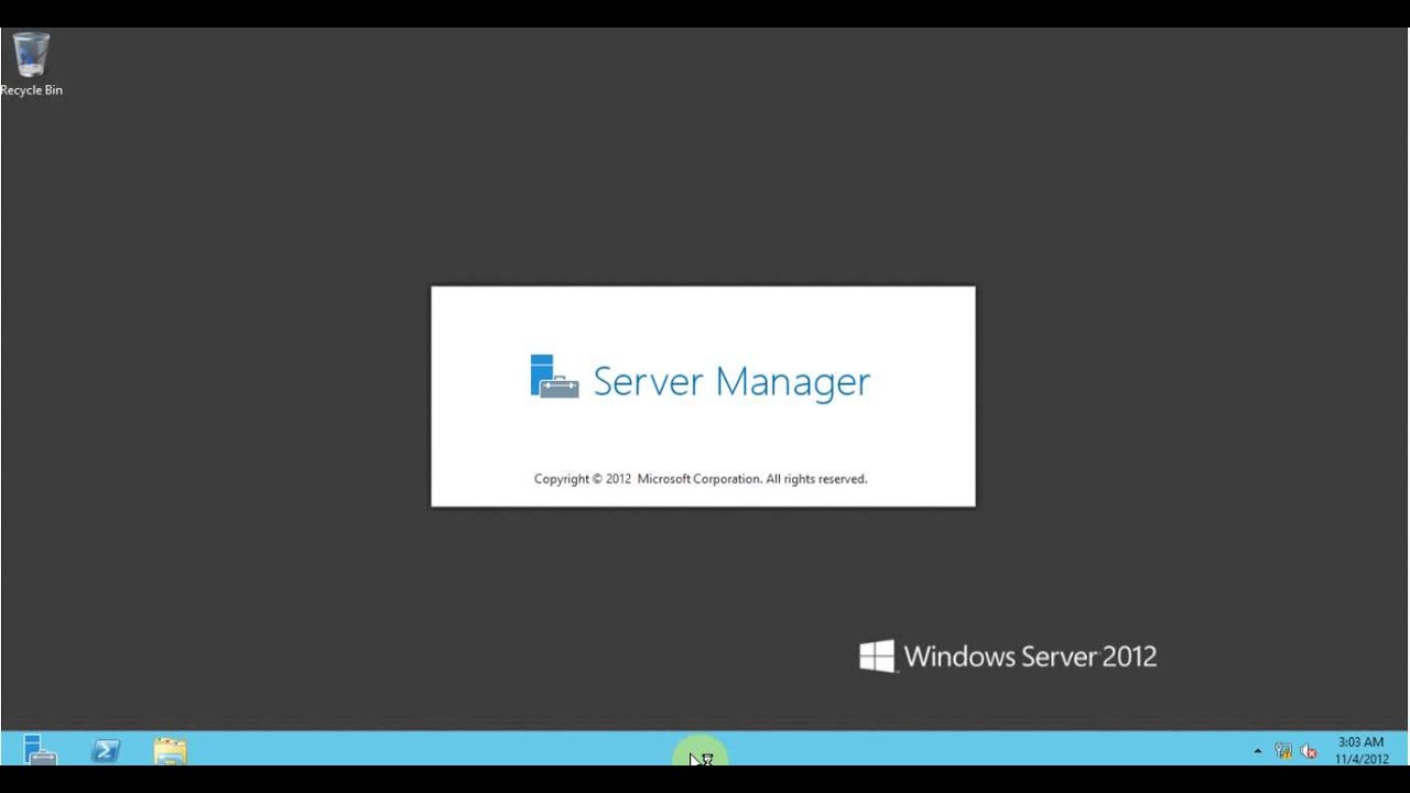 Install Active Directory in Windows Server 2012 - YouTube