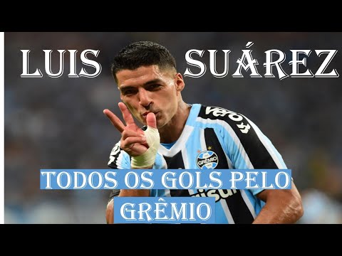 LUIS SUÁREZ TODOS OS GOLS PELO GRÊMIO