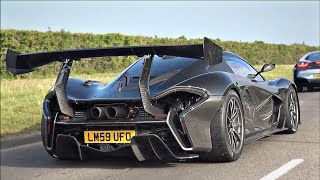 MOST INSANE McLaren P1 LM Road-Legal start up and driving!
