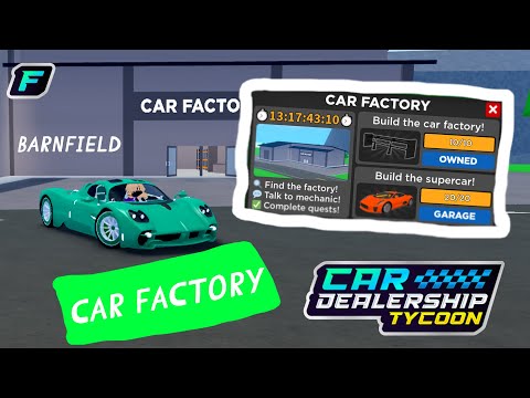Видео: ОБЗОР НА НОВОЕ ОБНОВЛЕНИЕ 🏭 CAR FACTORY 🏭 НОВЫЙ BarnField! | Car Dealership Tycoon