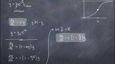 Autonomous Differential Equations and Population Dynamics (2 of 3)