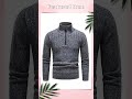 ⚡Buy Men’s Quarter-Zip Pullover Sweater – Stand Collar Knit exclusively at LeStyleParfait.com 👈