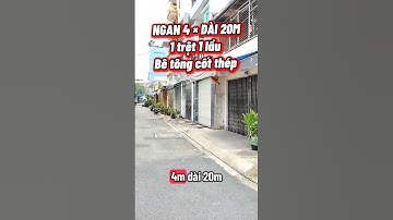 NHÀ MẶT TIỀN KINH DOANH 4 × 20M QUẬN TÂN PHÚ #batdongsan #nhatanphu