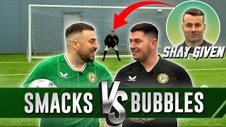 Smacks Vs Bubbles - Shay Given Penalty Skills Challenge!