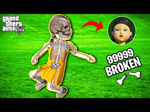 Breaking Every Bone As Squid Game Doll In GTA 5