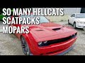 SO MANY HELLCAT'S MOPAR CHALLENGER CHARGER SCATPACK'S SRT AND MORE CHEAP