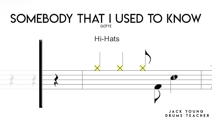 Somebody That I Used to Know Drums version - Drums performance video thumbnail