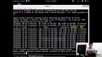 Ataques a contraseñas online (Penetrando un servidor FTP)