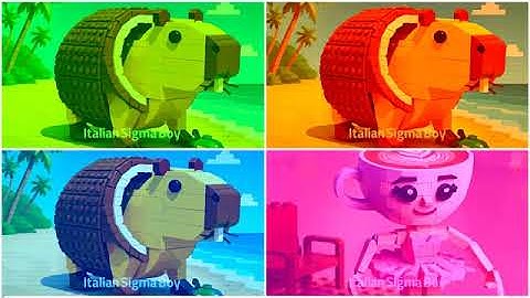 ITALIAN BRAINROT EXE 4 COLORS 4 MUSIC🎧#ItalianBrainrot #TungTungTung #TralaleroTralala #lyrics 