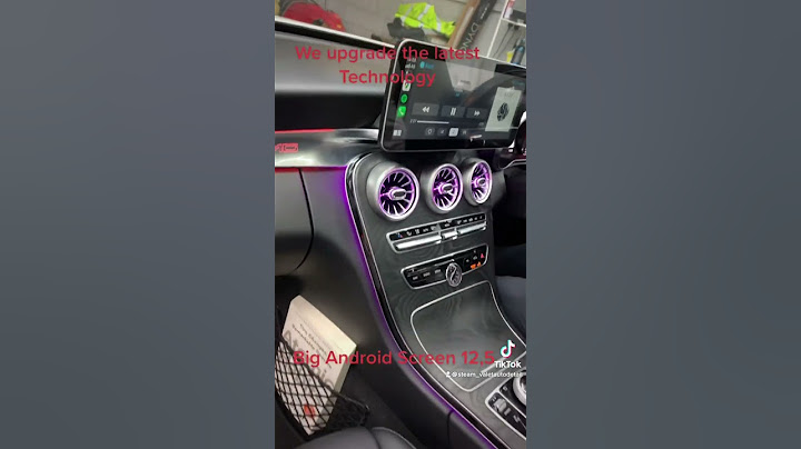 Mercedes  w205 OEM ambient light and android 12,5 screen upgrade #shorts #mercedes music credits