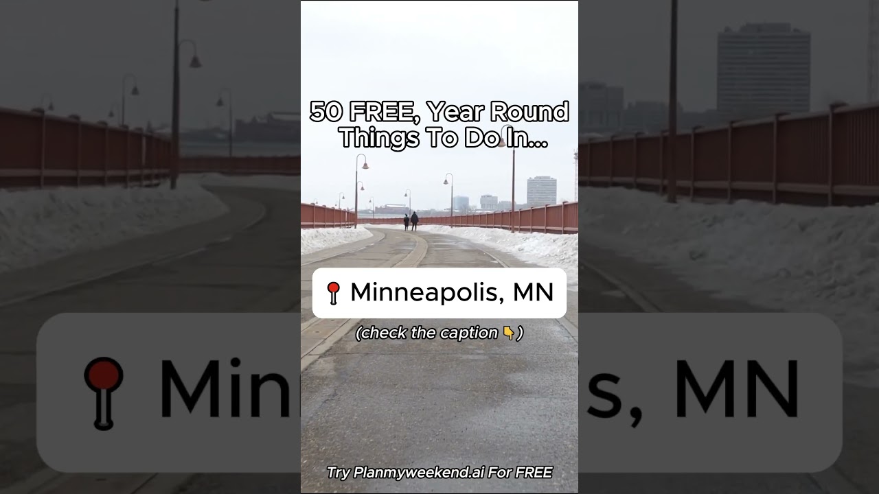 50 FREE, Year-Round Things To Do in Minneapolis, Minnesota 👇