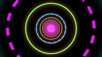 VJ Abstract Neon Tunnel Visuals #neon #vjloops #abstract #tunnel #dj