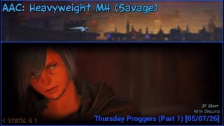 [FFXIV 7.4] AAC: Heavyweight M4 (Savage) - M12S Prog [JP Client] (Part 1 | Static 4) [05/07/26]