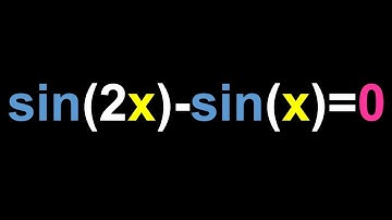 🔍 How to solve sin(2θ) - sin(θ) = 0 over [0, 2π) using the 🎡 unit circle