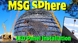MSG Sphere Led Screen Installation in Las Vegas