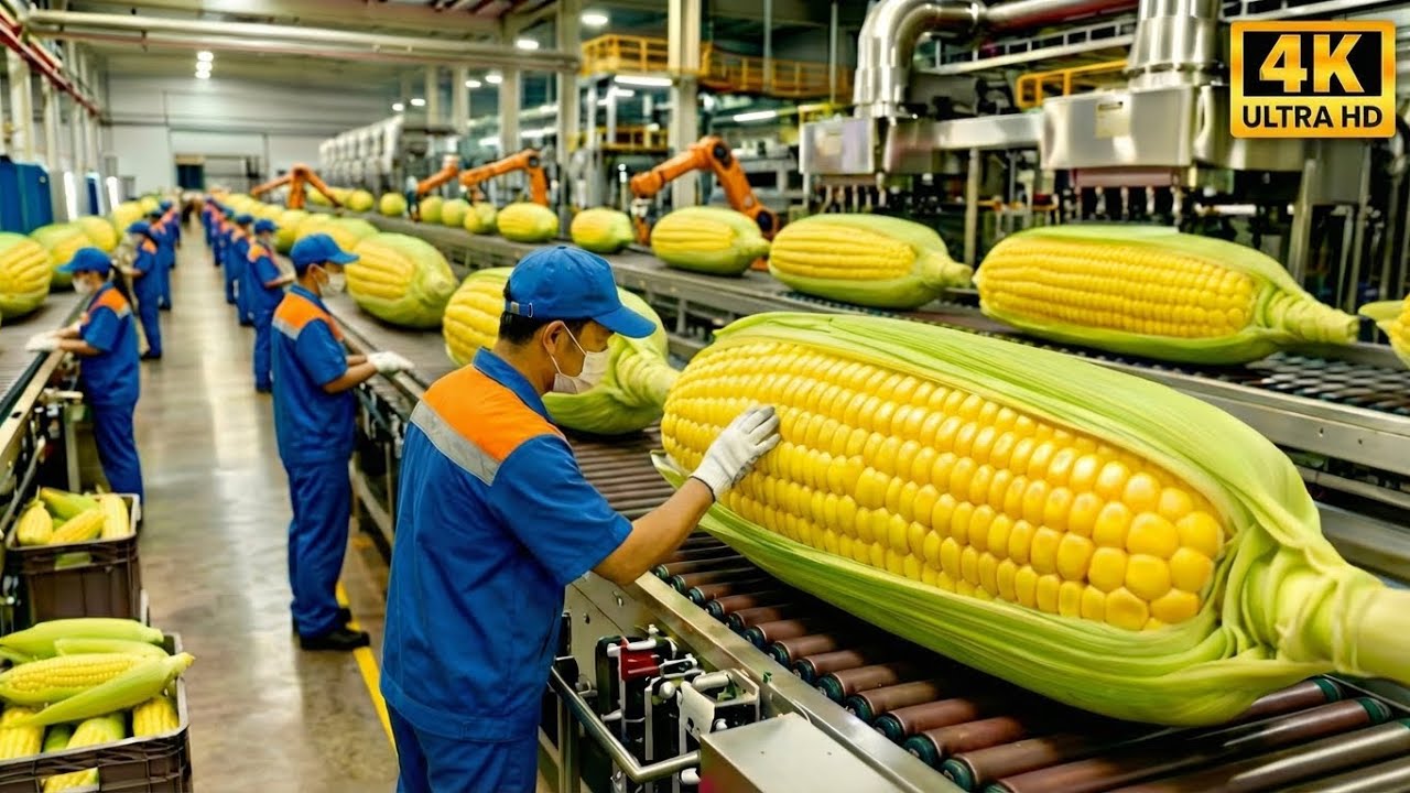 Inside the Factory: The Hypnotic Glazing of 5 Million Popcorn Kernels