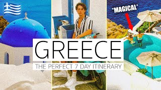 A Vintage 7 Day Greece Travel Itinerary for 2023 🌎✨ |  The Perfect 7 Days In Greece