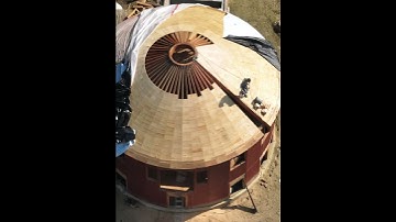 Epic two story yurt!  5 month time-lapse DIY build
