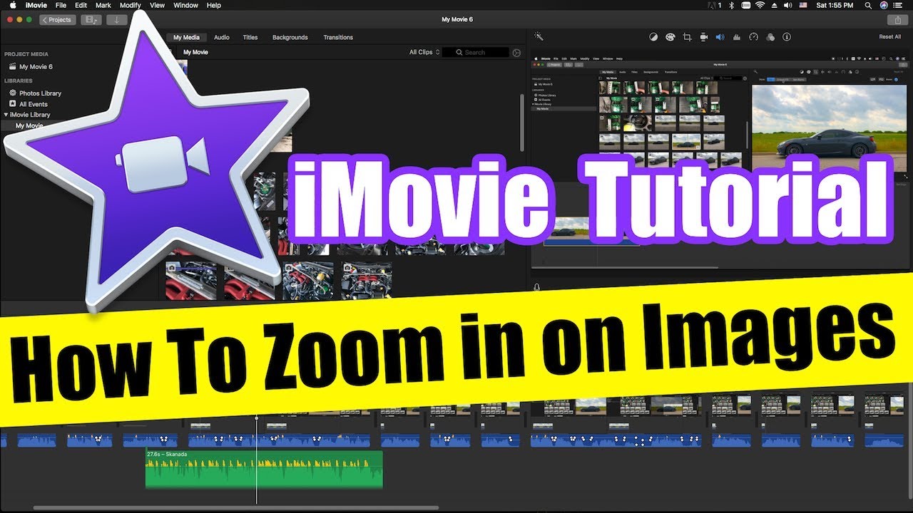 how to zoom in on imovie on mac