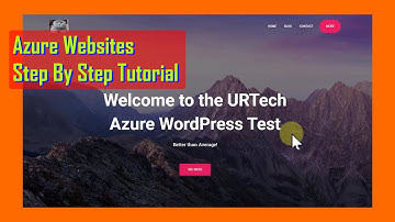 Azure Websites - WordPress & Static Step by Step Tutorial