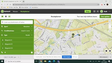 Video 1 Hoe maak ik een gpx bestand in Komoot