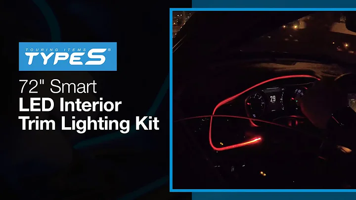 72" Smart LED Interior Trim Lighting Kit