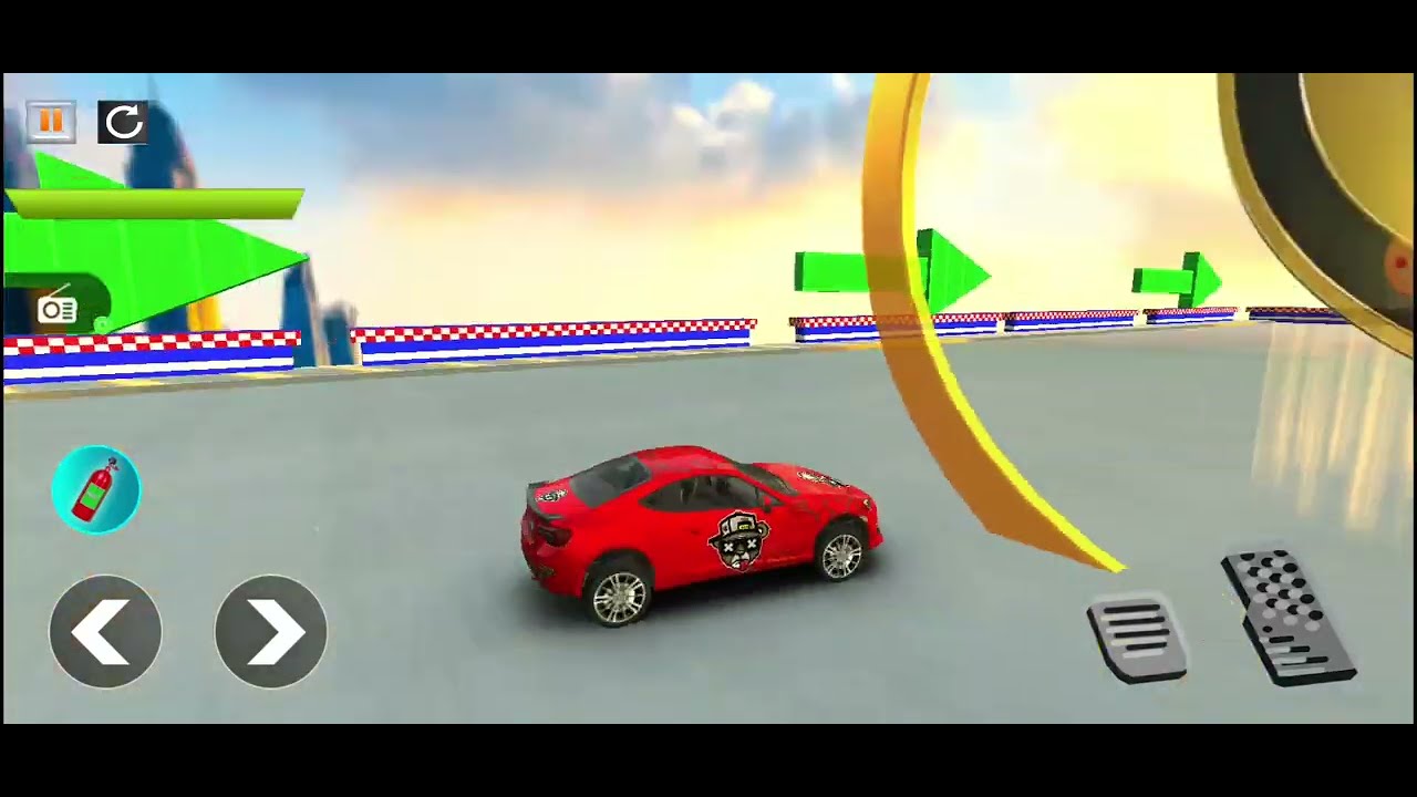 mega ramp car stunt car recing 3D android gameplay YouTube