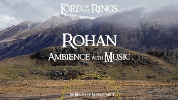Lord Of The Rings | Rohan | Ambience & Music | 3 Hours