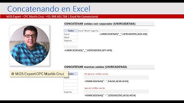 Cómo 💥CONCATENAR💥 Datos en Excel