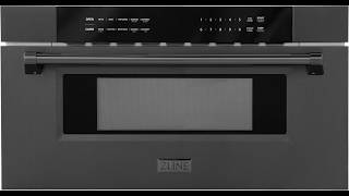 ZLINE Built-in Microwave (Black SS) Review - Pros & Cons - ZLINE microwave drawer