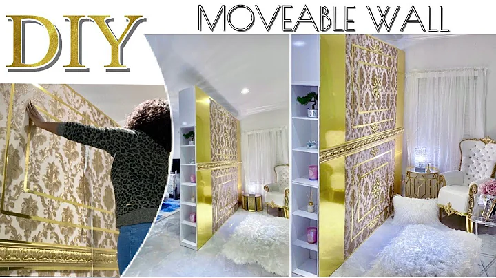 THRONE ROOM Mobile Wall DIY| HOW TO MAKE A MOVABLE...