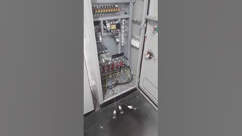 lamp load test on esp Transformer panel #powerplant #Esp #electricalengineering