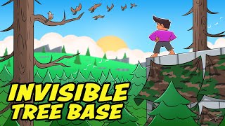 Living In An INVISIBLE TREE BASE With A LIFT In Rust