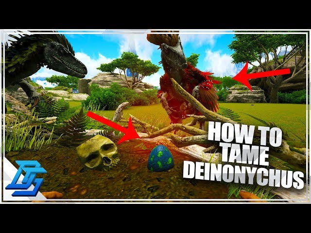 ULTRA REALISTIC DEINONYCHUS TAMING! - Ark: Jurassic Park [E64