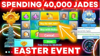 Spending 40,000+ jades in Easter Event Pt.1 🥚 Weapon Fighting Simulator