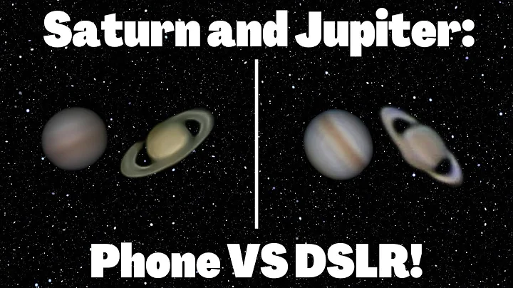 Saturn and Jupiter : Phone VS DSLR