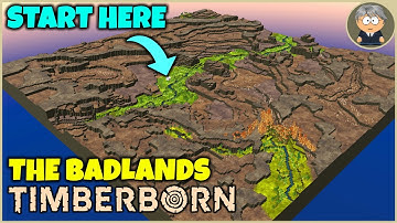 Getting started on my Badlands map - Timberborn Gameplay (NEW Experimental) - part 1