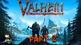 valheim part2 [สร้างบ้าน จับหมู สำรวจแผนที่]