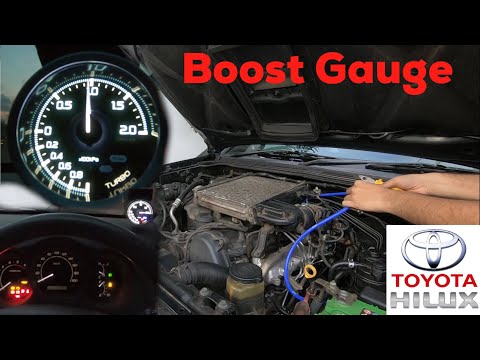 How to install a Boost Gauge to Toyota Hilux DIY | Defi A1