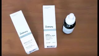 هل فعلا يعالج سيروم الكافايين THE ORDINARY..CAFFEINE 5%  الهالات والانتفاخ تحت العين ؟?