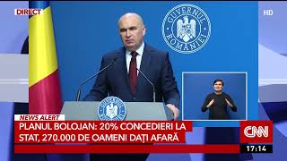 Planul Bolojan: 20% concedieri la stat, 270.000 de oameni dați afară