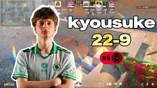 картинка: КЁСУКЭ 22-9 ЕС FACEIT POV (Dust2) | 4970 ЭЛО