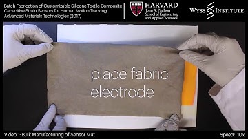 Textile Silicone Hybrid Sensor - Batch Manufacturing Method