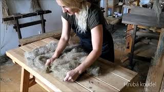 Traditional making of linen