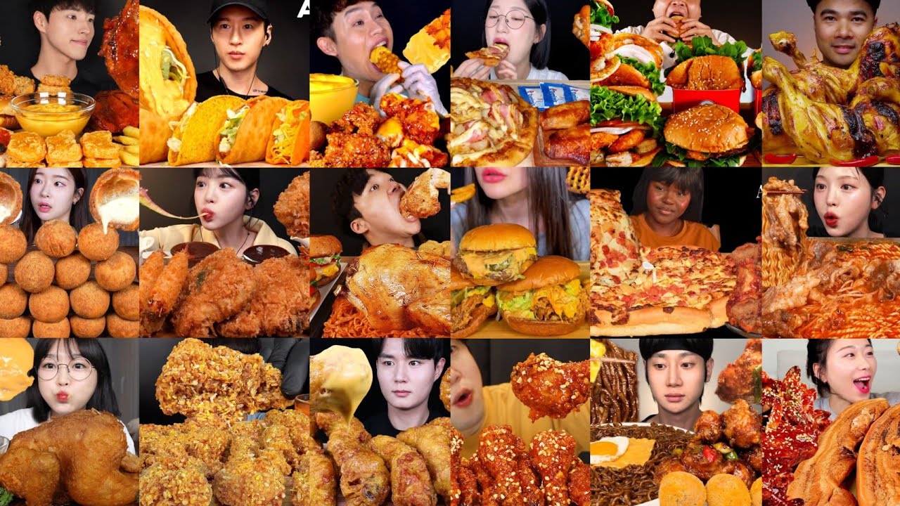 2× SPEED EATING SOUND | INSANE CRUNCH FEAST ASMR | MEGA FOOD COMPILATION |ASMR MUKBANG | KOREAN FOOD