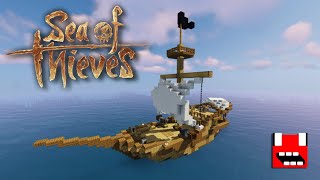 I Recreated the Sloop From Sea of Thieves In Minecraft!