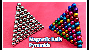 216 Magnetic Balls Pyramid Tutorial ! Magnetic Balls !